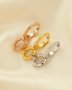 5x7MM Oval Prong Hooks Earrings Settings,Solid 925 Sterling Silver Rose Gold Plated Earrings,Simple Earring,DIY Earrings Bezel 1706119