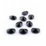 1Pcs Oval Black Spinel Faceted Cut Loose Gemstone Natural Semi Precious Stone DIY Jewelry Supplies 4120125