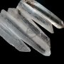 1pcs 45-70mm long organic nugget random shape natural rock crystal quartz stick loose beads findings supplies 3000025