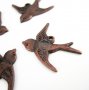 10pcs one loop 17x19MM vintage antiqued copper red brass swallow bird charm,pendant,antiqued brass stamping charm 1810126