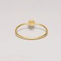 1PCS 4MM Tiny Round Flat Top 14K Gold Filled Ring,Round Stamping Ring,Minimalist Ring,Gold Filled Slim Band Ring,Disc Circle Ring,Stackable Ring,DIY Ring Supplies 1215085