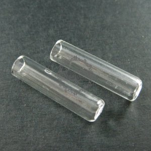 5pcs 8x30mm transparent tube glass bottle 5mm mouth perfume vial pendant wish charm DIY supplies 1800129