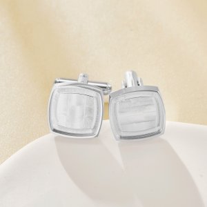 Cushion Square Stainless Steel Cuff links Bezel Settings,Customized DIY Photo Cufflinks,DIY Wedding Cuff Links Blank 1500170