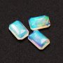 4x6MM Emerald Cut Natural Africa Opal Rectangle Gemstone Mood Color Change Stone DIY Jewelry Supplies 4170018