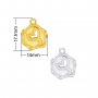 Keepsake Breast Milk Resin Mermaid Fish Tail Bezel Pendant Settings,Gold Stainless Steel Pendant Charm,DIY Pendant Blank Supplies 1431451