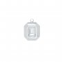 6x8MM Rectangle Bezel Pendant Settings,Yellow Gold Silver Stainless Steel Pendant Charm,Minimalist Rectangle Pendant,DIY Pendant Blank Supplies 1431521