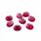 5Pcs Lab Created Oval Ruby July Birthstone Red Faceted Loose Gemstone DIY Jewelry Supplies 4120126