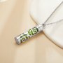 Hollow Rose Flower Aroma Diffuser Pendnat Necklace Stainless Steel Perfume Diffuser with Sponge 1190073