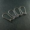 12pcs 13x25mm 316L stainless steel kidney earrings hoop DIY jewelry findings supplies 1702054