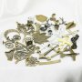 50Pcs Assortment Antiqued Bronze Alloy Pendant Charm DIY Jewlery Supplies Findings 1800522