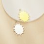 10x14MM Oval Bezel Stainless Steel Pendant Settings,Yellow Gold Silver Oval Pendant Charm,Sun Pendant,DIY Pendant Blank 1421268