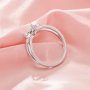 Keepsake Breast Milk Resin 4x6MM Pear Bezel Settings,Solid 14K 18K Gold Ring,2 Stone Prong Ring Settings,With 6x8MM Oval Stone Prong Settings 1294989