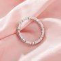 Birthstone Full Band Keepsake Breast Milk Resin Rectangle Bezel Ring Settings,Solid 14K 18K Gold Ring,DIY Ring Supplies 1294933
