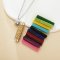 Hollow Flower Aroma Diffuser Pendnat Necklace Stainless Steel Perfume Diffuser with Sponge 1190075