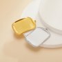 19x22MM Rectangle Bezel Stainless Steel Pendant Settings,Yellow Gold Silver Pendant Charm,Minimalist Pendant,DIY Pendant Supplies 1431530