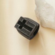 Jerusalem Cross Stainless Steel Ring,Stainless Steel Baptism Ring,Religious Ring,Men's Ring,DIY Ring Supplies 1295005