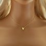 Keepsake Breast Milk Resin Ball Round Pin Solid 14K 18K Gold Cat Necklace Settings For Half Drilled Pearl Bead 1411464