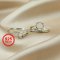 1Pcs 5-8MM Round 4 Prong Free Form Shank With Gold Plated Solid 925 Sterling Silver Adjustable Ring Settings For Gems Moissanite Stone 1212047