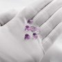 10MM Trillion Cut Nature Amethyst Gemstone,February Birthstone,Purple Triangle Gemstone,DIY Jewelry Supplies,2CT