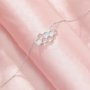 Keepsake Breast Milk Resin Hexagon Bezel Pendant Settings,Honeycomb Solid Back 9K 14K 18K Gold Necklace,DIY Necklace Supplies 1431419