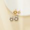 Round Prongs Bezel Pendant Settings,Rose Gold Plated Stainless Steel Pendant Charm,Minimalist Round Pendant,Simple Pendant Blank 1411434