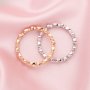 Multiple Color Stone Full Band Keepsake Breast Milk Resin Ring Settings,Stackable Rose Gold Plated Solid 925 Sterling Ring,2x4MM Marquise Bezel Eternity Birthstone Ring 1294682