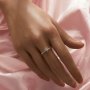 Solitaire Round Stones Prong Ring Settings,Solid 14K 18K Gold Ring,Minimalist Ring,DIY Ring Supplies For Gemstone 1295097