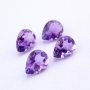 5Pcs Natural Purple Amethyst February Birthstone Pear Faceted Loose Gemstone Nature Semi Precious Stone DIY Jewelry Supplies 4150011