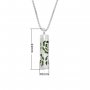 Hollow Rose Flower Aroma Diffuser Pendnat Necklace Stainless Steel Perfume Diffuser with Sponge 1190073