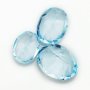 1Pcs Oval Faceted Sky Blue Topaz Nature October Birthstone DIY Loose Gemstone Supplies 4120141