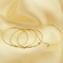 1Pair 28MM Circle Hoop Earringss,14k Gold Filled Hoop Earrings,Minimalist Earrings,Round Hoop Earrings,DIY Earrings Supplies 1705076