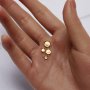 1PCS Keepsake Breast Milk Resin 14K Gold Filled Round Pendan Bezelt,Round Bezel Charm Setting With Two Loops,Minimalist Charm,DIY Pendant Supplies 1411352