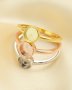 Round Keepsake Breast Milk Resin Ring Settings Rose Gold Plated Solid 925 Sterling Silver Ring Bezel 1215017