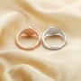 8MM Keepsake Breast Milk Resin Haxegon Bezel Ring Settings,Solid 925 Sterling Silver Rose Gold Plated Ring,Men's Ring Settings,DIY Ring Supplies 1294621