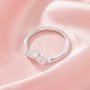 Curved Moissanite Stackable Ring,Solid 14K 18K Gold Ring,Elegant Stacker Ring,Stackable Ring,DIY Ring Supplies 1294998