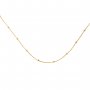 Simple Stainless Steel Beads Chain Necklace,Silver Rose Gold Black Stainless Steel Necklace Chain,Minimalist Beads Chain,DIY Necklace Supplies 1320051