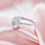 Keepsake Breast Milk Resin Oval Bezel Ring Settings,Solid Back Solid 14K 18K Gold Ring,Simple Ring,DIY Ring Supplies For Gemstone 1222090