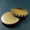 10pcs 25mm setting size vintage style bronze crown round bezel base DIY supplies 1411069