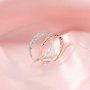 Dainty Moissanite Diamond April Birthstone Stackable Ring Wedding Engagement Half Band Antiqued Marquise Eternity Ring Rose Gold Plated Solid 925 Sterling Silver 1294255