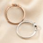 4-6MM Round Bezel Ring Settings Keepsake Breast Milk Resin Solid 925 Sterling Silver Rose Gold Plated DIY Ring Supplies 1215021