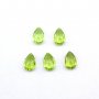 5Pcs Pear Green Peridot August Birthstone Faceted Cut Loose Gemstone Natural Semi Precious Stone DIY Jewelry Supplies 4150006