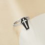 Heavy Coffin Cross Stainless Steel Ring,Stainless Steel Baptism Ring,Coffin Cross Religious Ring,Men's Ring,DIY Ring Supplies 1295011