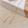 1.3MM Solid 18K Yellow Gold Necklace,Au750 Necklace,18K Gold Cable Necklace,DIY Necklace Chain Supplies 1315031
