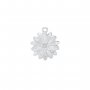 2MM Round Bezel Stainless Steel Pendant Settings,Yellow Gold Silver Flower Pendant Charm,Art Deco Flower Pendant,DIY Pendant Blank Supplies 1431514