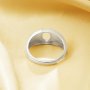 6x8MM Oval Prong Ring Blank Settings,Solid 925 Sterling Silver Ring,Men's Ring,Adjustable Ring,DIY Ring Supplies For Gemstone 1224225