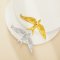 Swallow Stainless Steel Pendant Settings,Yellow Gold Silver Square Pendant Charm,Art Deco Swallow Pendant,DIY Pendant Supplies 1431525