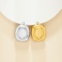 Keepsake Breast Milk Resin Oval Bezel Pendant Settings,Minimalist Stainless Steel Oval Pendant Charm,DIY Pendant Blank Supplies 1421273