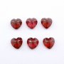 1Pcs Heart Red Garnet January Birthstone Faceted Cut Loose Gemstone Nature Semi Precious Stone DIY Jewelry Supplies 4130014