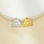 2MM Keepsake Breast Milk Resin Round Bezel Pendant Settings,Stainless Steel Eye Pendant Charm,Lrregular Triangle Eye Pendant 1411428