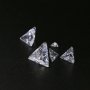 1Pcs Multiple Size Triangle Shape Moissanite Stone Faceted Imitated Diamond Loose Gemstone for DIY Engagement Ring D Color VVS1 Excellent Cut 4160020